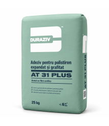 Adeziv si masa de spaclu pentru polistiren cu fibre DURAZIV AT 31 PLUS